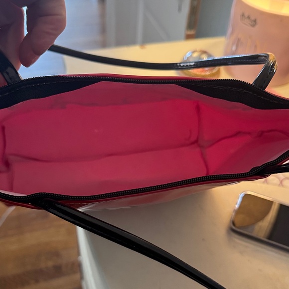 Marc Tetro Red Shoulder Bag with Dog Design #26 - Picture 4 of 4